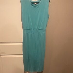 Blue Sleeveless Dress